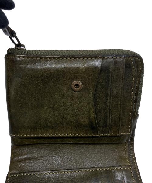 DAKOTA BLACK LABEL（ダコタブラックレーベル）Dakota BLACK LABEL (ダコタブラックレーベル) 2つ折り財布 オリーブの古着・服飾アイテム