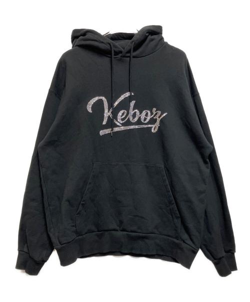 KEBOZ（ケボズ）KEBOZ (ケボズ) プルオーバーパーカー ブラック サイズ:SIZE XLの古着・服飾アイテム
