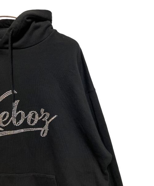 KEBOZ（ケボズ）KEBOZ (ケボズ) プルオーバーパーカー ブラック サイズ:SIZE XLの古着・服飾アイテム