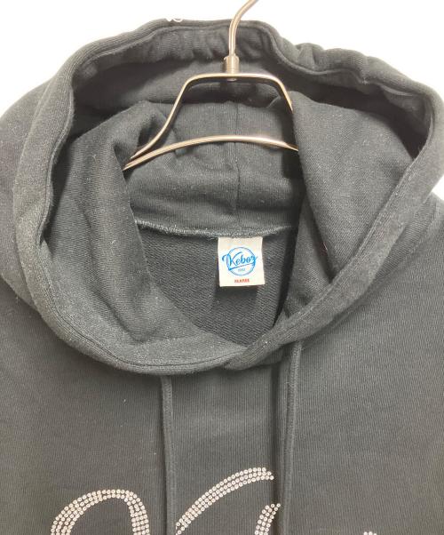 KEBOZ（ケボズ）KEBOZ (ケボズ) プルオーバーパーカー ブラック サイズ:SIZE XLの古着・服飾アイテム