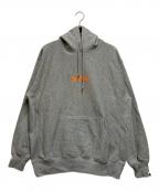 SAPEurサプール）の古着「フーデッドパーカー」｜ライトグレー