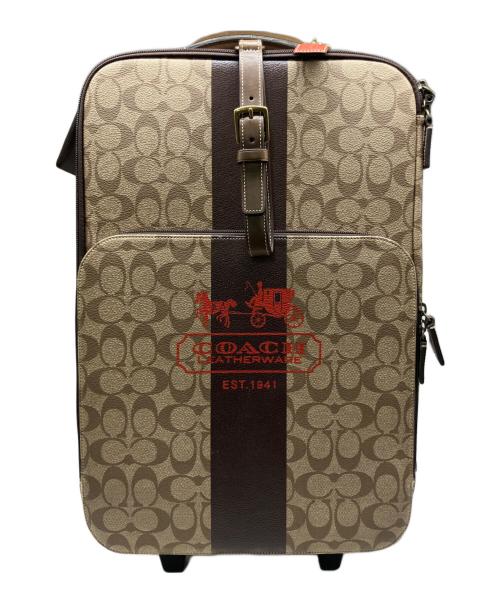 COACH（コーチ）COACH (コーチ) キャリーバッグ ベージュの古着・服飾アイテム