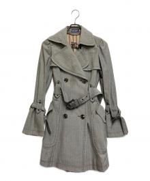 BURBERRY BLUE LABEL（バーバリー ブルー レーベル）の古着「トレンチコート」｜ライトグレー