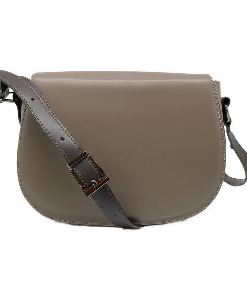 GENUINE LEATHER（ジェニュインレザー）GENUINE LEATHER (ジェニュインレザー) ショルダーバッグ グレーの古着・服飾アイテム
