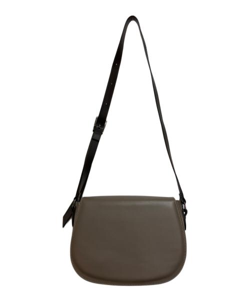 GENUINE LEATHER（ジェニュインレザー）GENUINE LEATHER (ジェニュインレザー) ショルダーバッグ グレーの古着・服飾アイテム