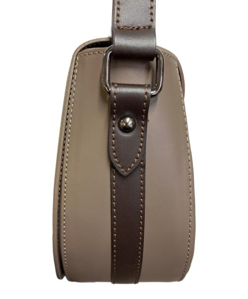 GENUINE LEATHER（ジェニュインレザー）GENUINE LEATHER (ジェニュインレザー) ショルダーバッグ グレーの古着・服飾アイテム