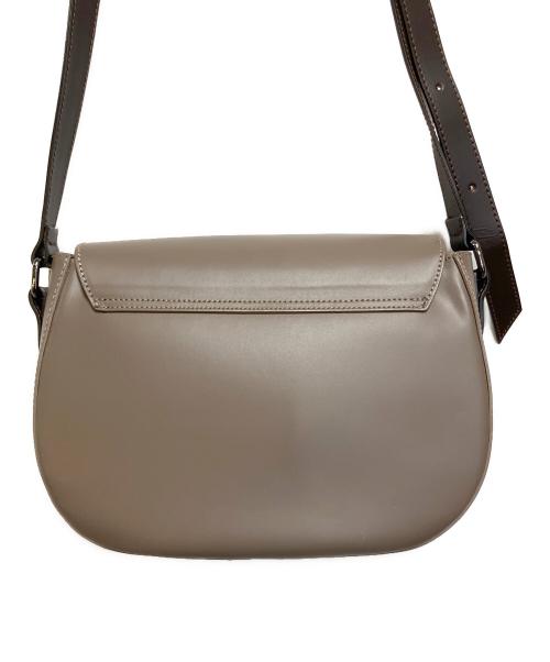 GENUINE LEATHER（ジェニュインレザー）GENUINE LEATHER (ジェニュインレザー) ショルダーバッグ グレーの古着・服飾アイテム