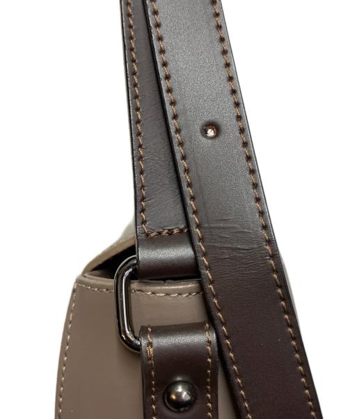 GENUINE LEATHER（ジェニュインレザー）GENUINE LEATHER (ジェニュインレザー) ショルダーバッグ グレーの古着・服飾アイテム