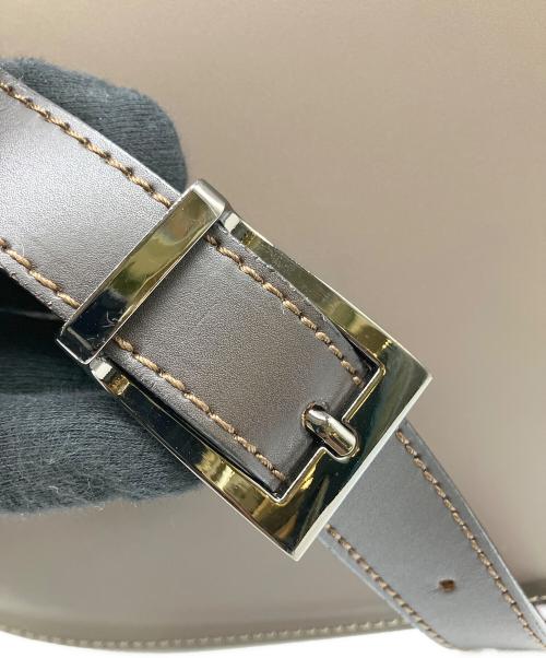 GENUINE LEATHER（ジェニュインレザー）GENUINE LEATHER (ジェニュインレザー) ショルダーバッグ グレーの古着・服飾アイテム
