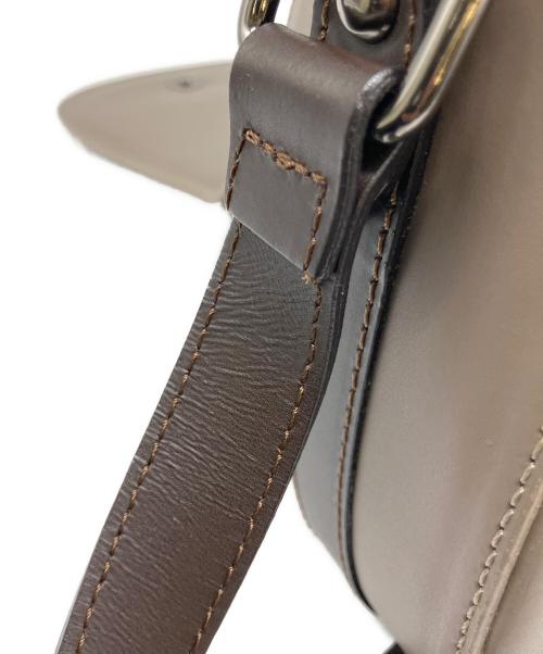 GENUINE LEATHER（ジェニュインレザー）GENUINE LEATHER (ジェニュインレザー) ショルダーバッグ グレーの古着・服飾アイテム