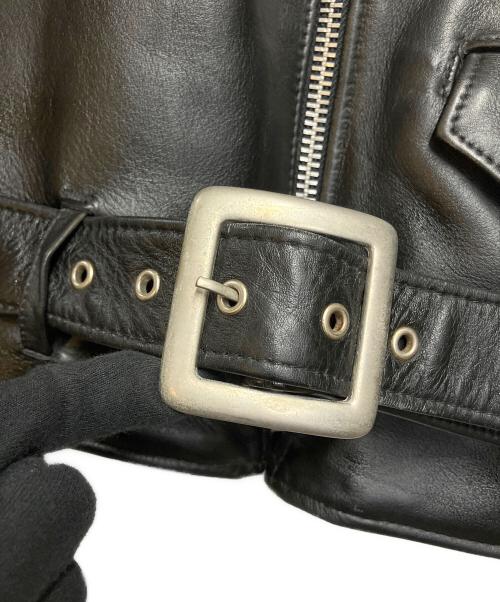 Schott（ショット）Schott (ショット) レザージャケット ブラック サイズ:38の古着・服飾アイテム