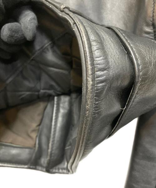Schott（ショット）Schott (ショット) レザージャケット ブラック サイズ:38の古着・服飾アイテム