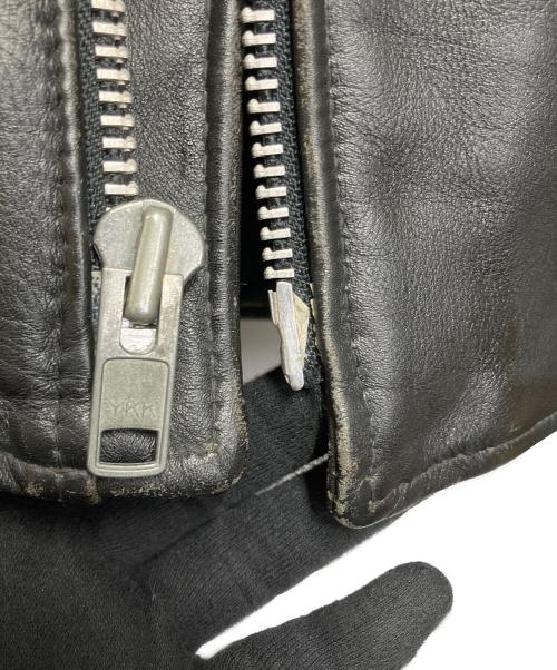 Schott（ショット）Schott (ショット) レザージャケット ブラック サイズ:38の古着・服飾アイテム