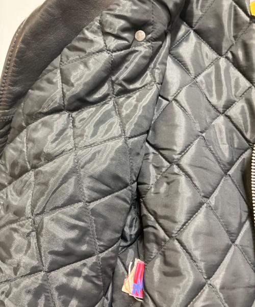 Schott（ショット）Schott (ショット) レザージャケット ブラック サイズ:38の古着・服飾アイテム