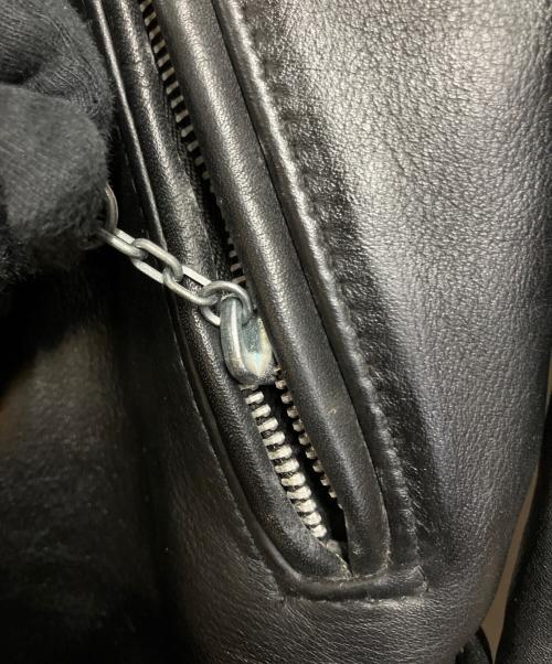 Schott（ショット）Schott (ショット) レザージャケット ブラック サイズ:38の古着・服飾アイテム