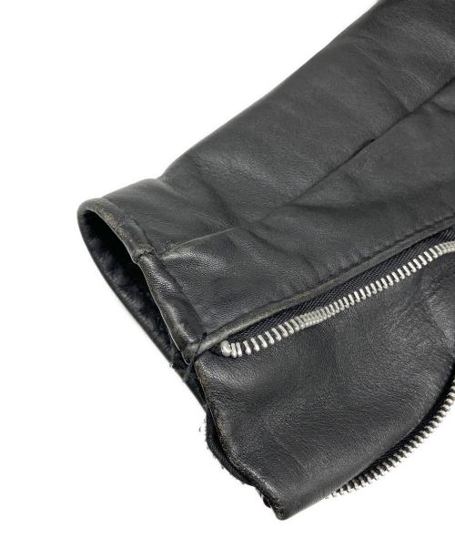 Schott（ショット）Schott (ショット) レザージャケット ブラック サイズ:38の古着・服飾アイテム