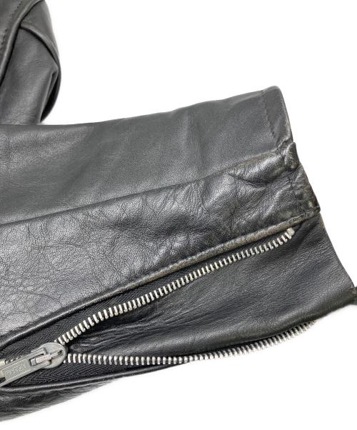 Schott（ショット）Schott (ショット) レザージャケット ブラック サイズ:38の古着・服飾アイテム