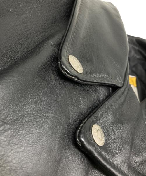 Schott（ショット）Schott (ショット) レザージャケット ブラック サイズ:38の古着・服飾アイテム