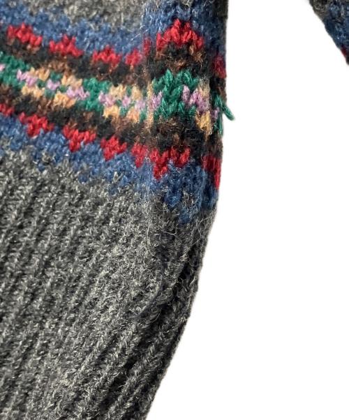 PolobyRalphLauren（ポロ・バイ・ラルフローレン）PolobyRalphLauren (ポロ・バイ・ラルフローレン) デザインニット マルチカラー サイズ:Mの古着・服飾アイテム