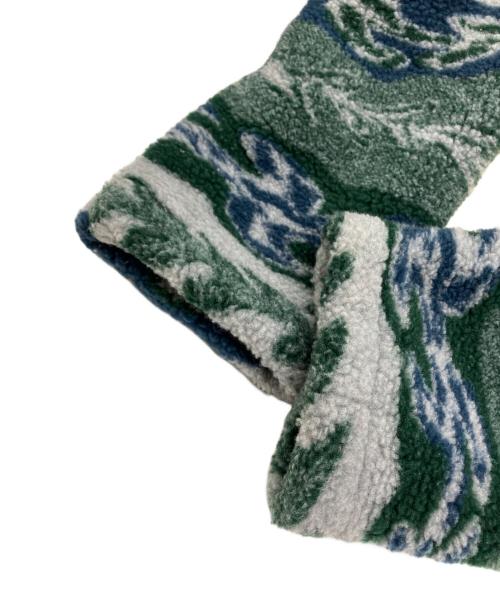 JTR RIVAL（ジェイティーアール ライバル）JTR RIVAL (ジェイティーアール ライバル) フリースジャケット アイボリー×グリーン サイズ:不明の古着・服飾アイテム