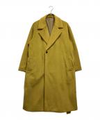 TAKEO KIKUCHIタケオキクチ）の古着「テックウールビーバービッグセミダブルコート」｜カーキ