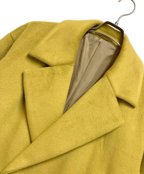 TAKEO KIKUCHI（タケオキクチ）TAKEO KIKUCHI (タケオキクチ) テックウールビーバービッグセミダブルコート カーキ サイズ:Mの古着・服飾アイテム