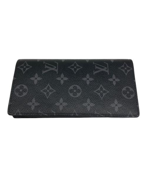 LOUIS VUITTON（ルイ ヴィトン）LOUIS VUITTON (ルイ ヴィトン) ポルトフォイユ･ブラザ ブラックの古着・服飾アイテム