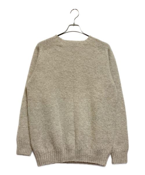 SHIPS（シップス）SHIPS (シップス) シャギー クルーネック ニット ベージュ サイズ:XLの古着・服飾アイテム