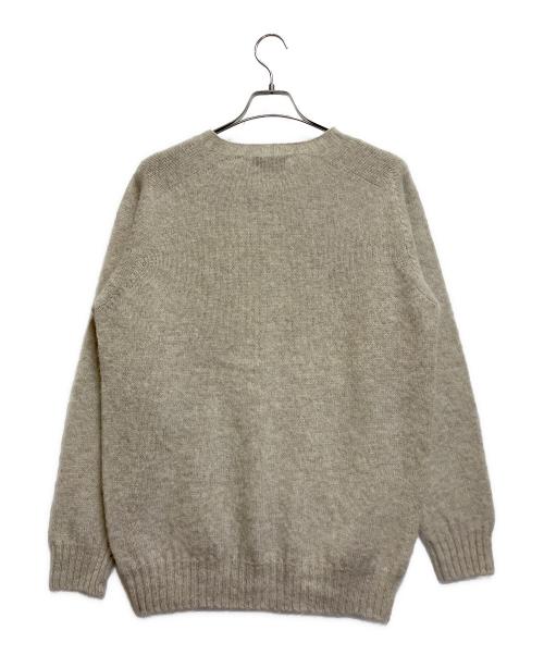 SHIPS（シップス）SHIPS (シップス) シャギー クルーネック ニット ベージュ サイズ:XLの古着・服飾アイテム