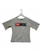 DIESELディーゼル）の古着「半袖カットソー」｜ライトグレー