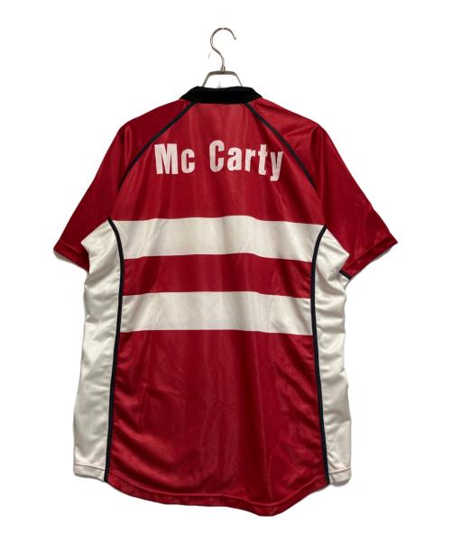 CANTERBURY OF NEWZEALAND（カンターベリーオブニュージーランド）CANTERBURY OF NEWZEALAND (カンターベリーオブニュージーランド) ラガーシャツ レッド×ホワイト サイズ:3Lの古着・服飾アイテム