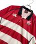 CANTERBURY OF NEWZEALAND (カンターベリーオブニュージーランド) ラガーシャツ レッド×ホワイト サイズ:3L：5000円