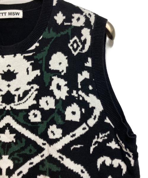 TTT MSW（ティー）TTT MSW (ティー) ニットベスト ブラック サイズ:SIZE Mの古着・服飾アイテム