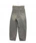 grancy (グランシー) ZipDesign Buggy DenimPants（ジップデザイン バギーデニム パンツ） グレー サイズ:M：8000円