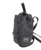 PORTERポーター）の古着「ドローストリングバッグ」｜ブラック