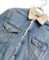 LEVI'S (リーバイス) デニムジャケット スカイブルー×ホワイト サイズ:S：4500円