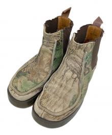 GEORGE COX（ジョージコックス）の古着「サイドゴアブーツ」｜カーキ