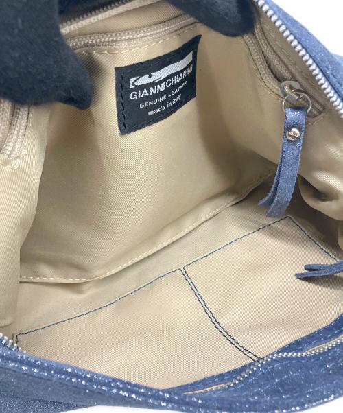 GIANNI CHIARINI（ジャンニ キアリーニ）GIANNI CHIARINI (ジャンニ キアリーニ) ショルダーバッグ ブルーの古着・服飾アイテム