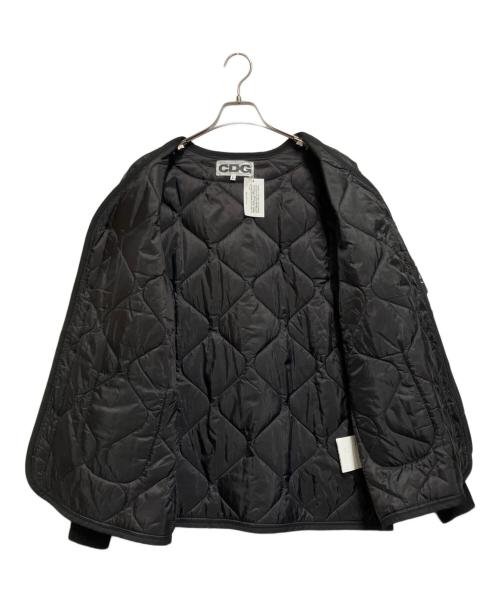 CDG（シーディージー）CDG (シーディージー) ALPHA INDUSTRIES (アルファインダストリーズ) ライナージャケット ブラック サイズ:Lの古着・服飾アイテム