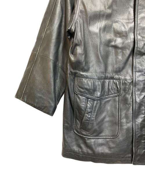 Robertomassini（ロベルトマッシーニ）Robertomassini (ロベルトマッシーニ) レザーコート ブラック サイズ:SIZE LLの古着・服飾アイテム