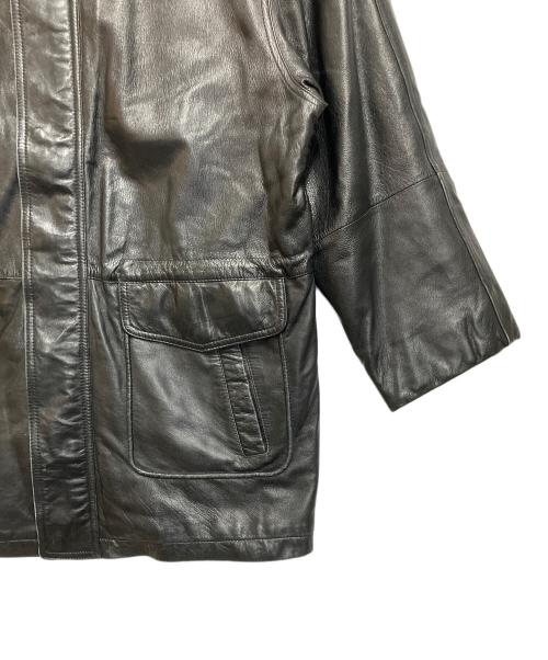 Robertomassini（ロベルトマッシーニ）Robertomassini (ロベルトマッシーニ) レザーコート ブラック サイズ:SIZE LLの古着・服飾アイテム