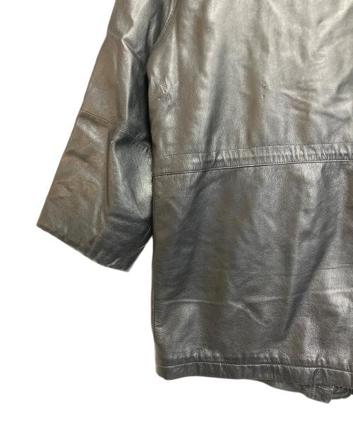 Robertomassini（ロベルトマッシーニ）Robertomassini (ロベルトマッシーニ) レザーコート ブラック サイズ:SIZE LLの古着・服飾アイテム
