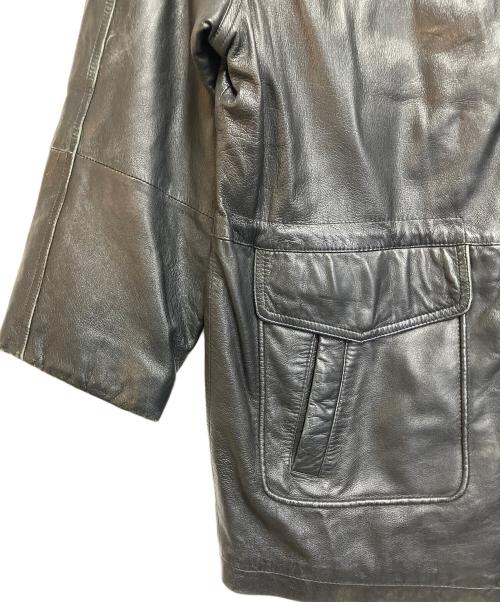 Robertomassini（ロベルトマッシーニ）Robertomassini (ロベルトマッシーニ) レザーコート ブラック サイズ:SIZE LLの古着・服飾アイテム