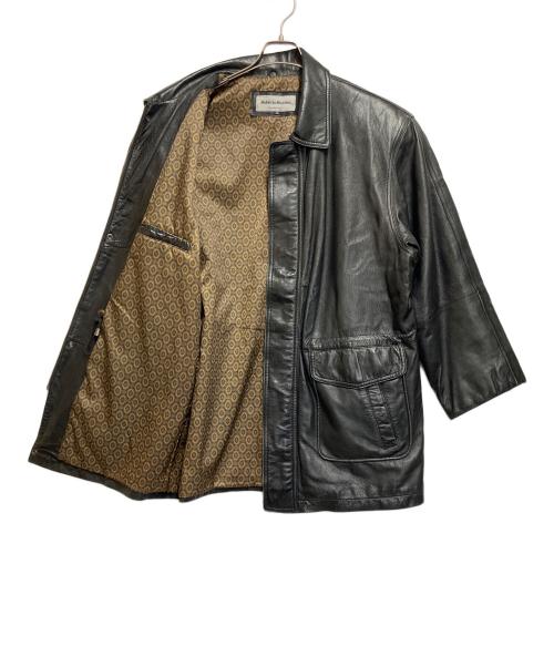 Robertomassini（ロベルトマッシーニ）Robertomassini (ロベルトマッシーニ) レザーコート ブラック サイズ:SIZE LLの古着・服飾アイテム