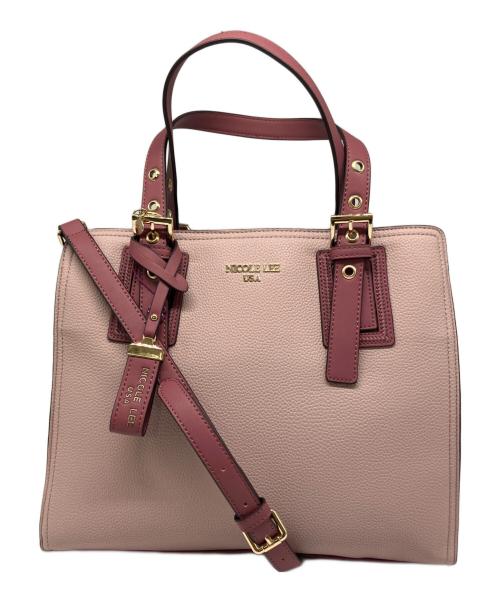 NICOLE LEE USA（ニコール・リー・ユーエスエー）NICOLE LEE USA (ニコール・リー・ユーエスエー) 2WAYショルダーバッグ ピンクの古着・服飾アイテム