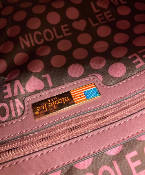 NICOLE LEE USA（ニコール・リー・ユーエスエー）NICOLE LEE USA (ニコール・リー・ユーエスエー) 2WAYショルダーバッグ ピンクの古着・服飾アイテム