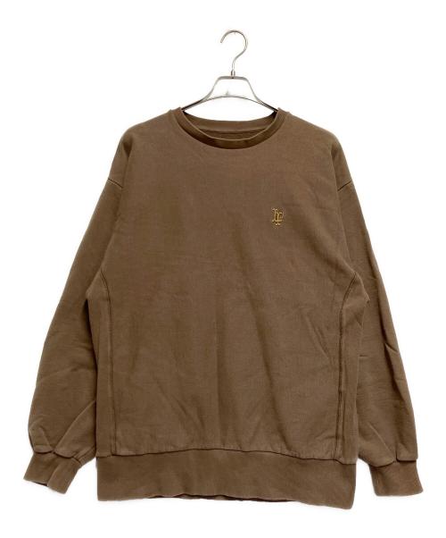 LFYT（エルエフワイティー）LFYT (エルエフワイティー) LFYT MINI LF LOGO US COTTON CREWNECK ブラウン サイズ:XLの古着・服飾アイテム