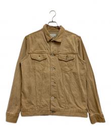 UNITED ARROWS（ユナイテッドアローズ）の古着「DISTRESSED DENIM JACKET」｜ブラウン