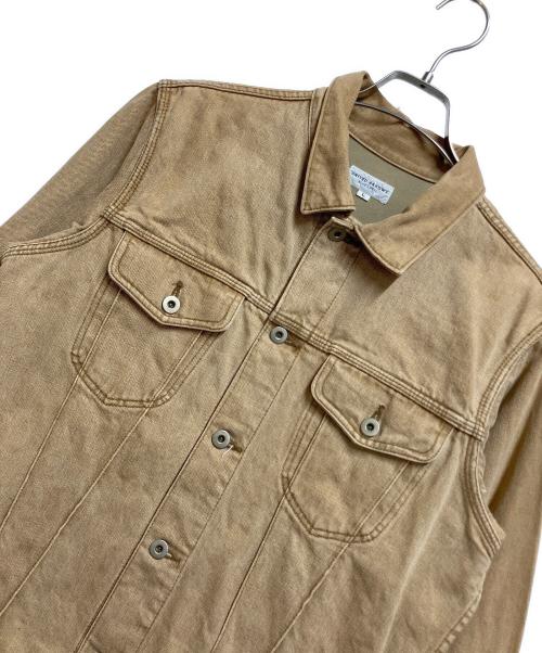 UNITED ARROWS（ユナイテッドアローズ）UNITED ARROWS (ユナイテッドアローズ) DISTRESSED DENIM JACKET ブラウン サイズ:Lの古着・服飾アイテム