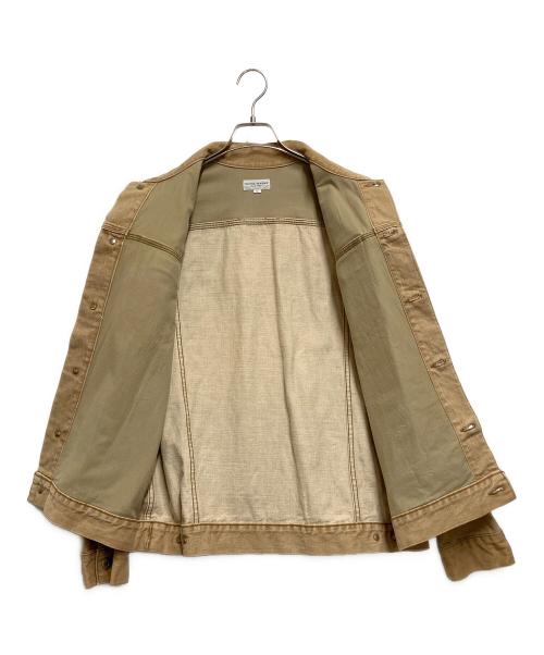 UNITED ARROWS（ユナイテッドアローズ）UNITED ARROWS (ユナイテッドアローズ) DISTRESSED DENIM JACKET ブラウン サイズ:Lの古着・服飾アイテム